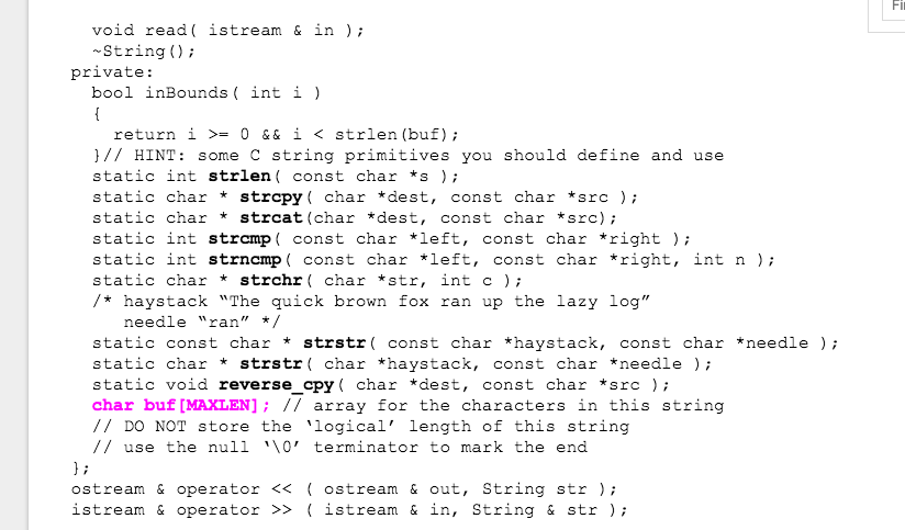 Solved C++Programming Find in Homework 3 Write a String | Chegg.com