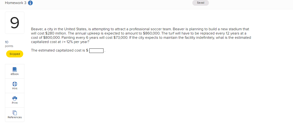 Solved Beaver, a city in the United States, is attempting to