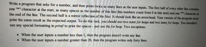 Solved Write a program that asks for a number, and then | Chegg.com