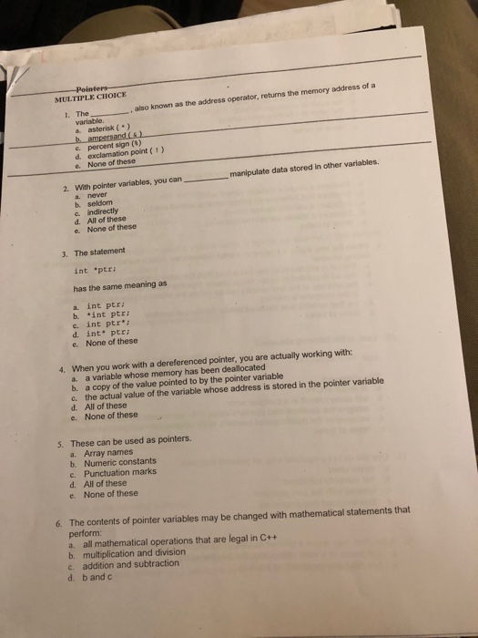Solved Hi I need help with couple of problems. Please do all | Chegg.com