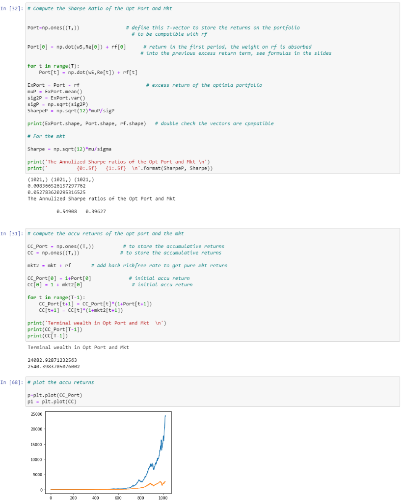 PLEASE GIVE PYTHON CODE FOR EACH ANSWER. Thank | Chegg.com
