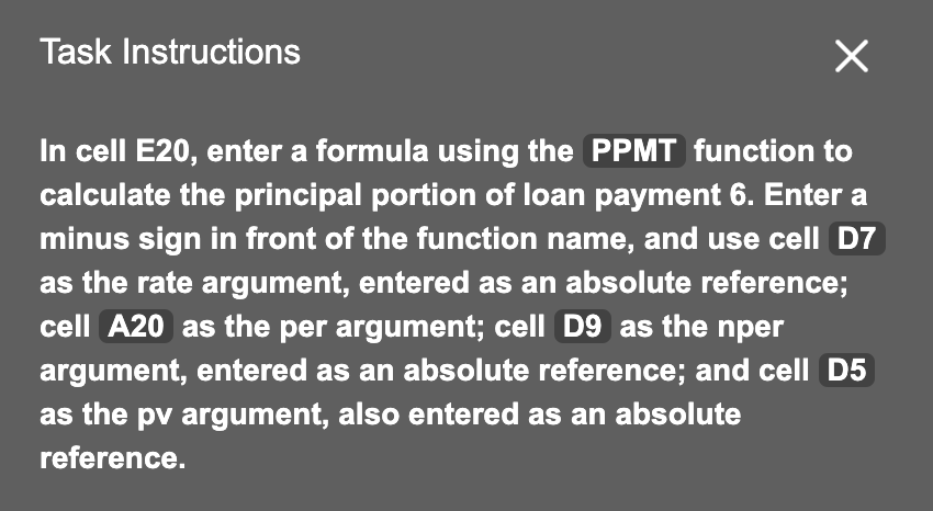 solved-in-cell-e20-enter-a-formula-using-the-ppmt-function-chegg