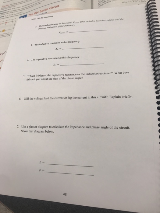 Solved Lab & LRC AC Resonance Lab 8 LRC AC Resonance