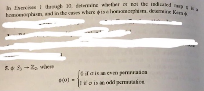 Solved In Exercises 1 through 10. Determine whether or not | Chegg.com