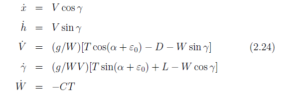 Solved .2 Derive the equations of motion for flight at | Chegg.com