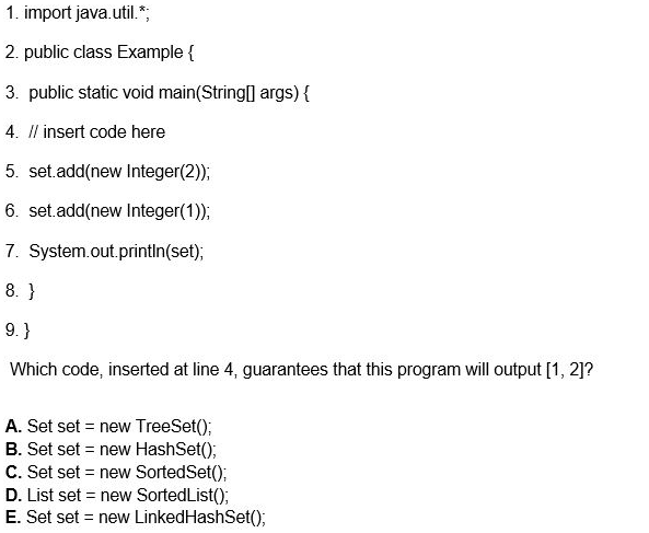 Solved 1. import java.util.* 2. public class Example f 3. | Chegg.com