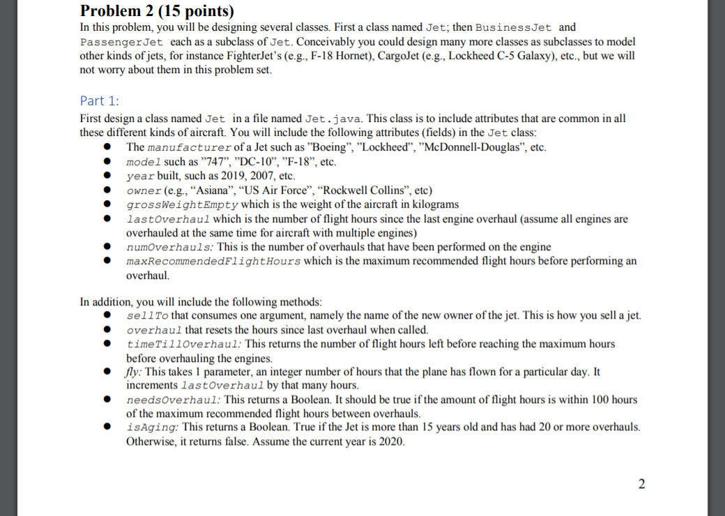 Solved Problem 2 (15 points) In this problem, you will be | Chegg.com