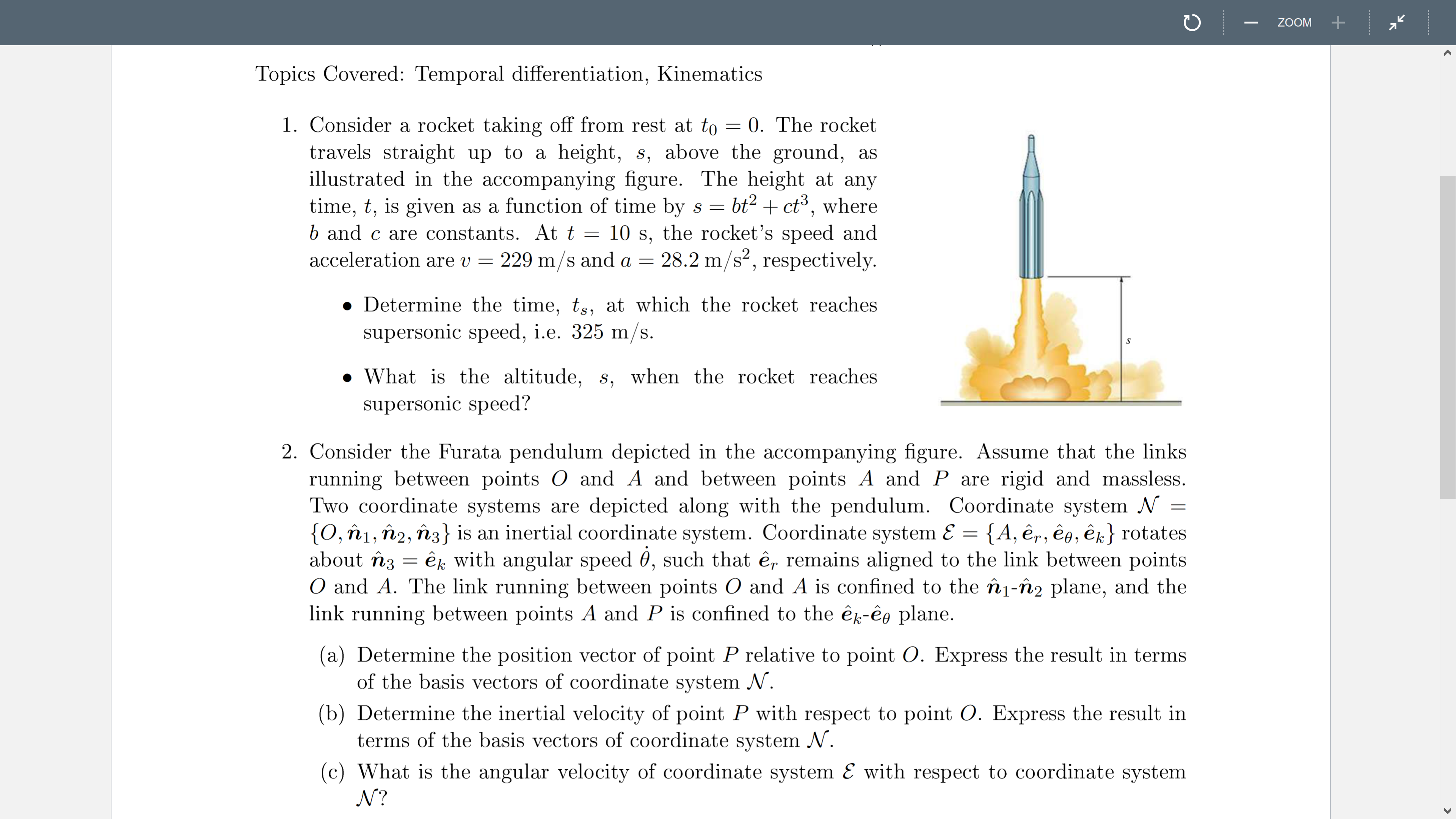 Solved O Zoom Topics Covered Temporal Differentiatio Chegg Com