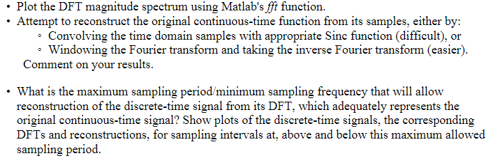 Solved Figure 1: Time-domain signal - Plot the DFT | Chegg.com