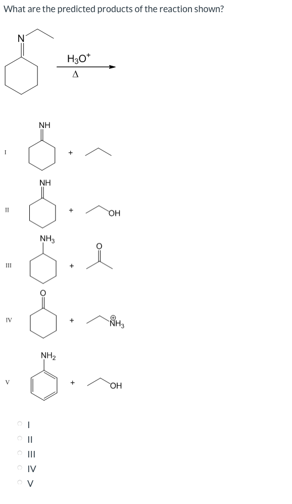 Solved What Is The Predicted Product Of The Reaction Shown