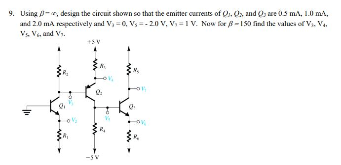 Solved 9. Using B=0, Design The Circuit Shown So That The | Chegg.com