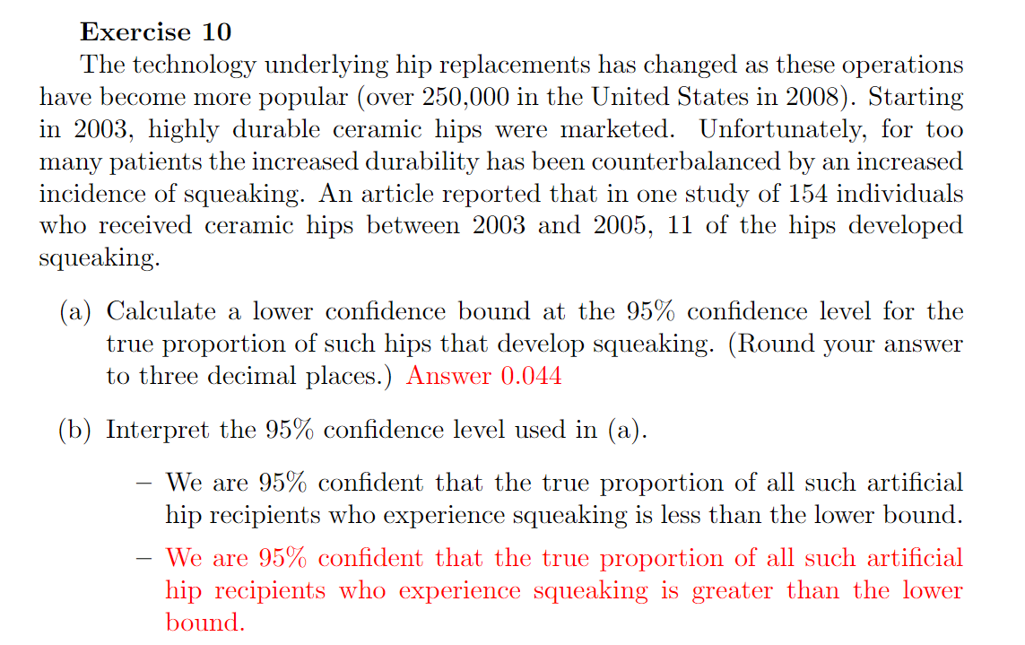 Solved Exercise 10 The technology underlying hip | Chegg.com