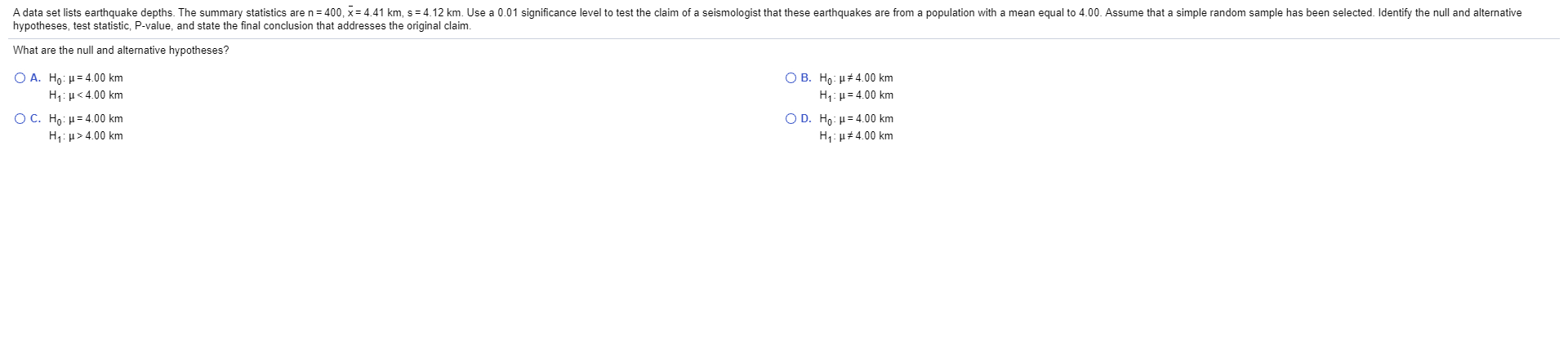 Solved 1 Null Hypothesis And Alternative Hypothesis 2 Test Chegg Com   PhpFFTy03 