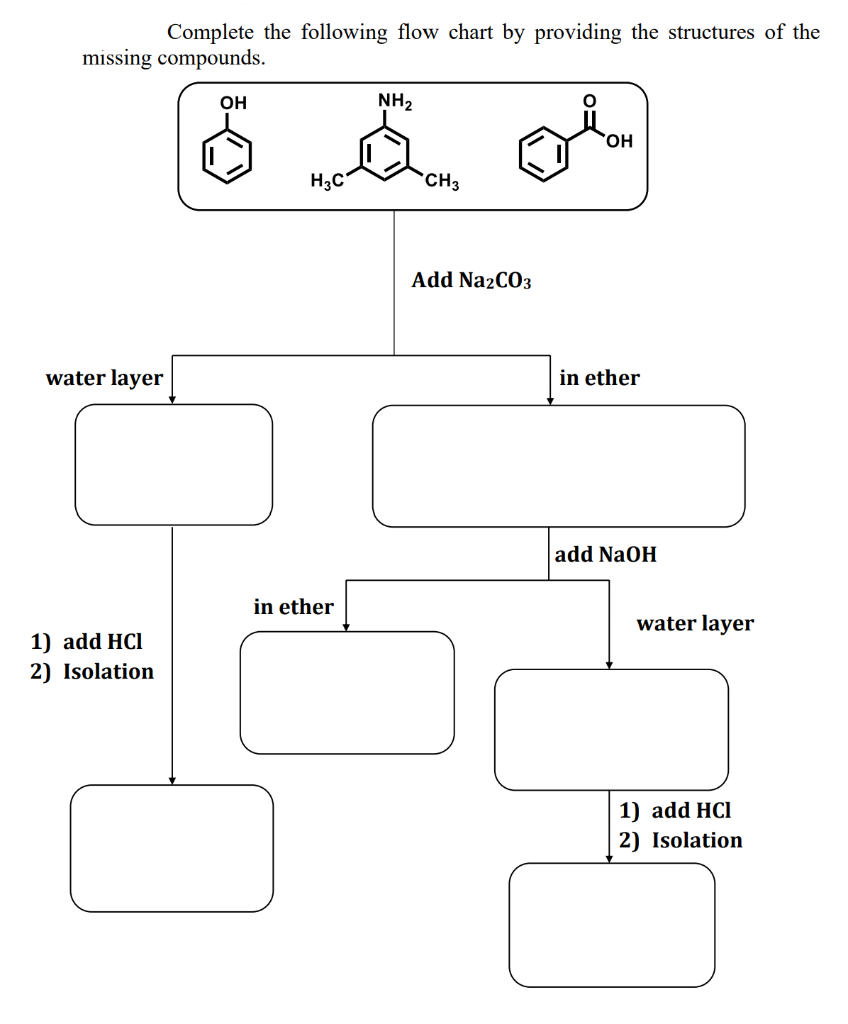 Solved Complete the following flow chart by providing the | Chegg.com