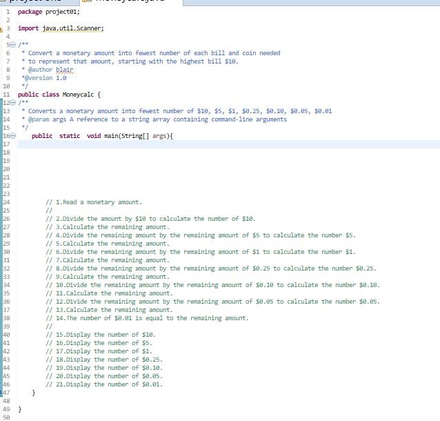 Solved My project is to write an application that reads | Chegg.com