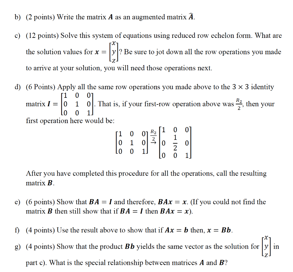 Solved 3. 38 points Consider the static system of linear Chegg