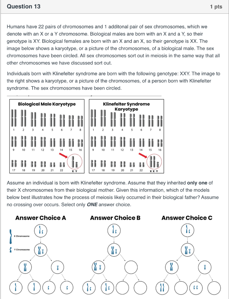 Solved Question 11 1 pts Which of the following statements | Chegg.com