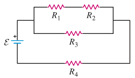 Solved The Circuit Below Shows Four Identical Resistors | Chegg.com