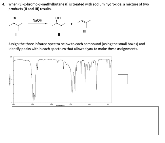 2 bromo 3 methylbutane with sodium hydroxide