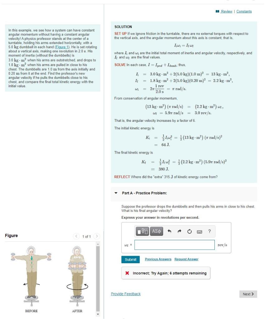 Solved BE Review Constants SOLUTION In This Example, We See | Chegg.com