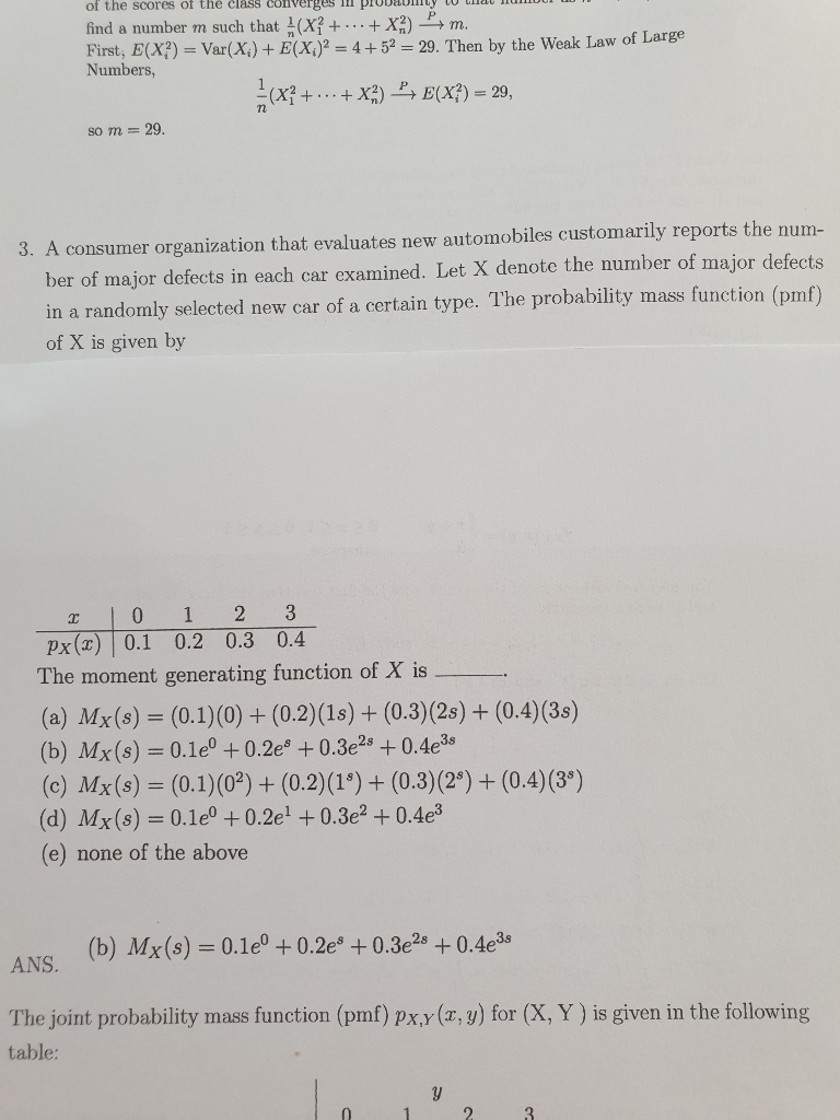 Solved I Have #3 Question With Answer,which Is (b), But I | Chegg.com