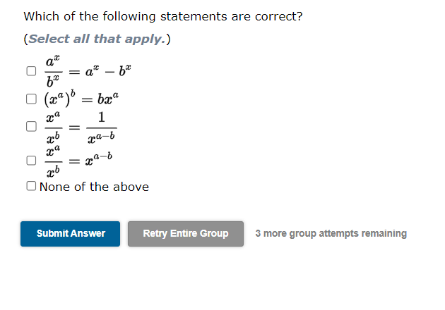 Solved Which of the following statements are correct? | Chegg.com