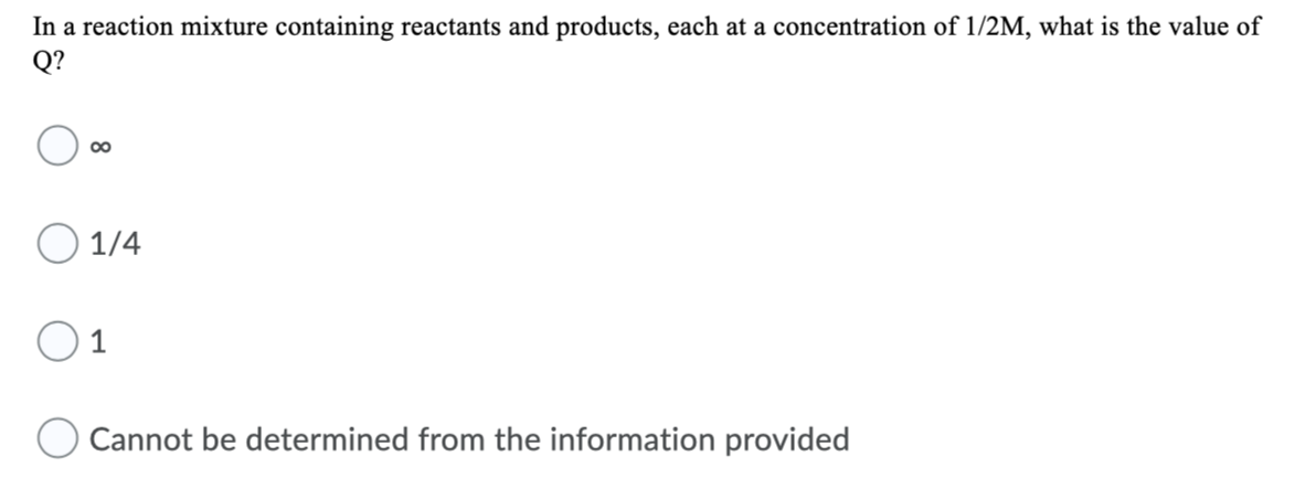 Solved In a reaction mixture containing reactants and | Chegg.com