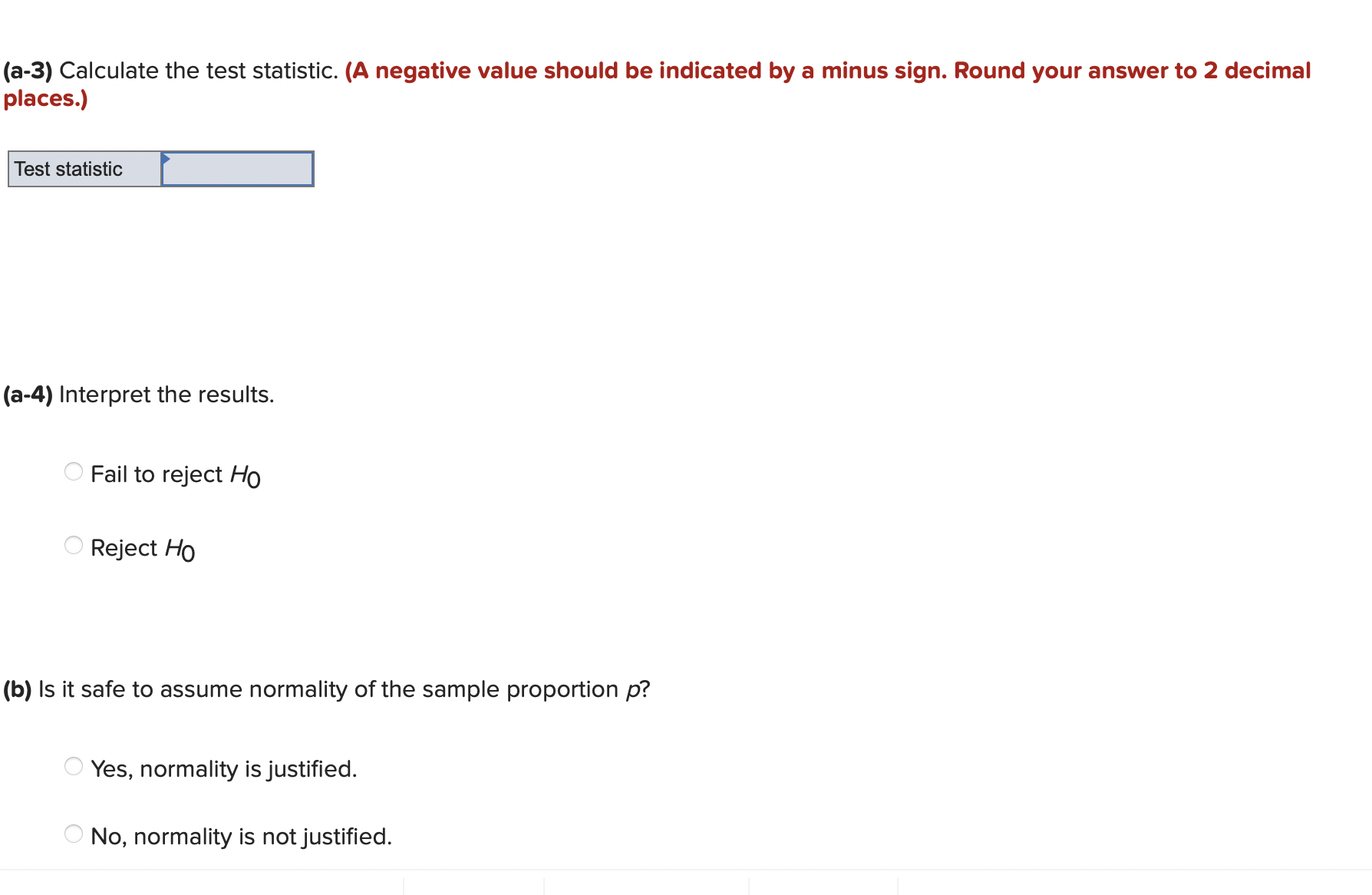 Solved Calculate the test statistic and p-value for each | Chegg.com