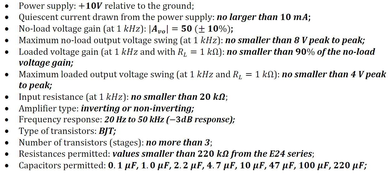 Solved I need help to design a single-supply, | Chegg.com