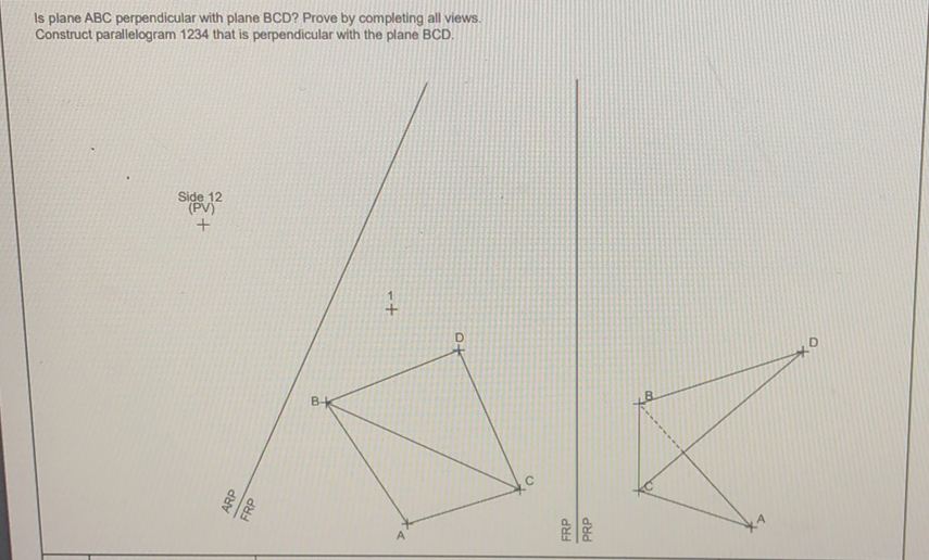 Solved Is Plane ABC Perpendicular With Plane BCD? Prove By | Chegg.com