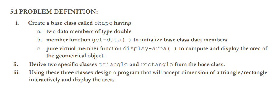 Solved write the program in C++,provide necessary comments | Chegg.com
