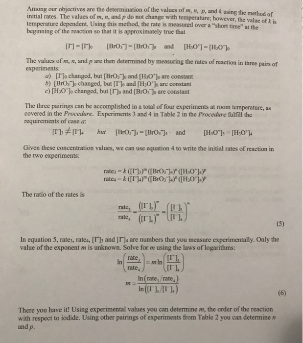 Solved Determine The Rate Law For The Oxidation Of Iodine | Chegg.com