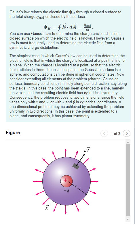 Solved Three Dimensions Consider A Point Charge Q In | Chegg.com