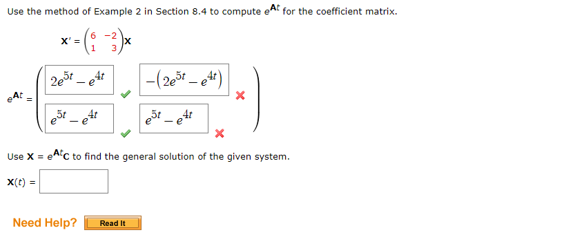 Solved Use the method of Example 2 in Section 8.4 to compute | Chegg.com