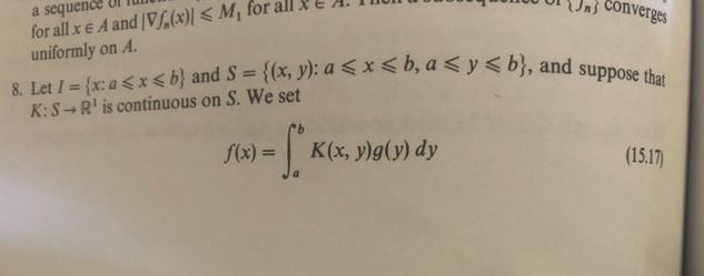 Solved 8 Let I X A Chegg Com