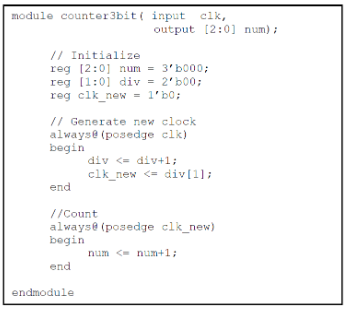 Solved (a) Consider the counter3bit module shown in Figure | Chegg.com