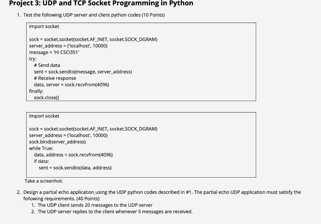 Python deals udp socket