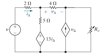 Solved The variable resistor Ro in the circuit in (Figure 1) | Chegg.com