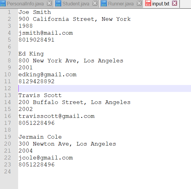 Solved Hello I need help with the following code. I need to | Chegg.com