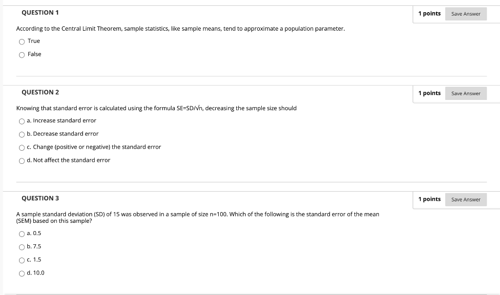 Solved QUESTION 1 1 points Save Answer According to the | Chegg.com