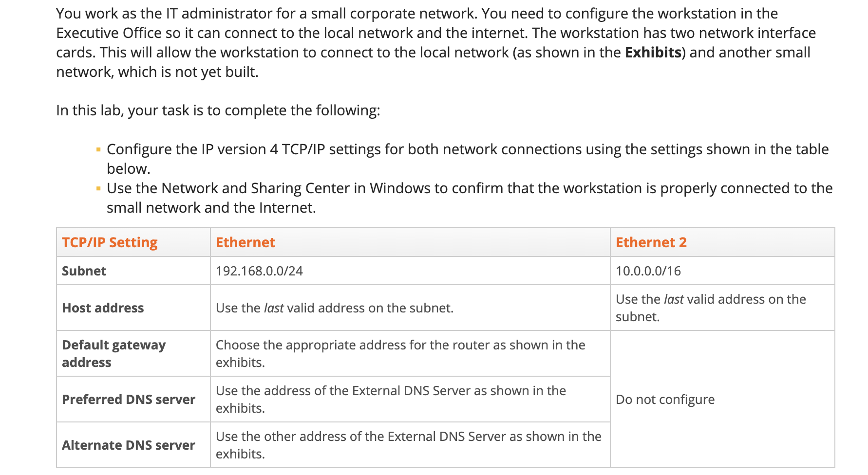 Solved You work as the IT administrator for a small