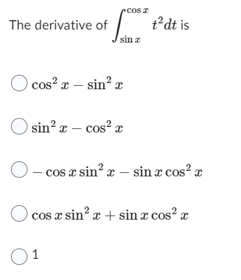 derivative of 2 sin x into cos x