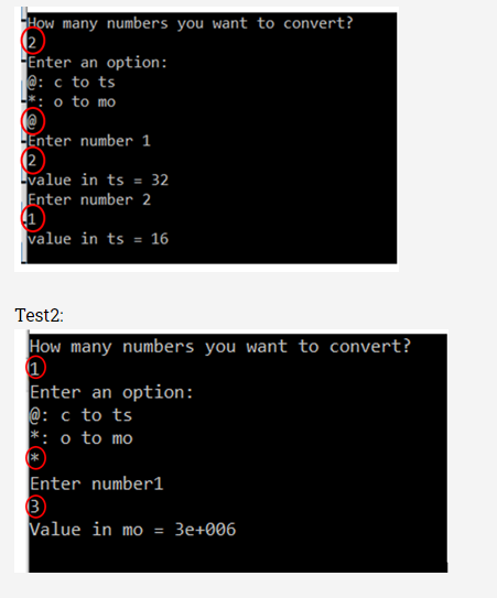 Solved This C++ program aims to convert a number based on a | Chegg.com