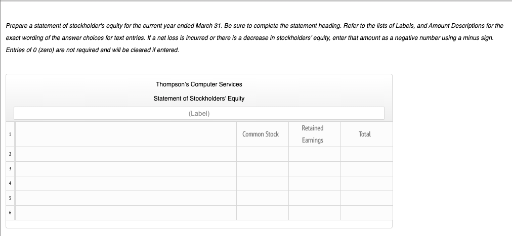 Solved The Assets And Liabilities Of Thompson Computer Se Chegg Com