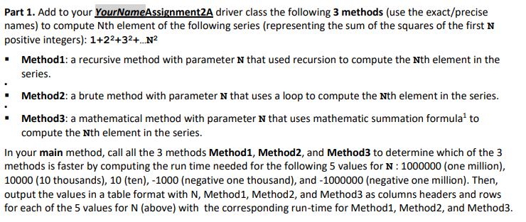 Solved OUTPUT HAS TO BE PUT INTO TABLE FORMAT! Use java for | Chegg.com