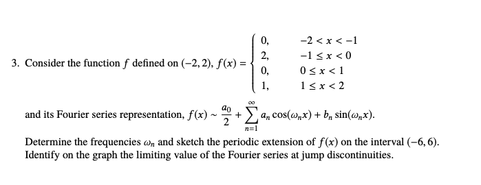 Solved 3. Consider the function f defined on (-2, 2), f(x) = | Chegg.com