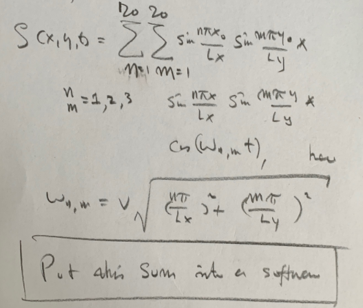 Solved I need to plot this double summation using matlab, | Chegg.com