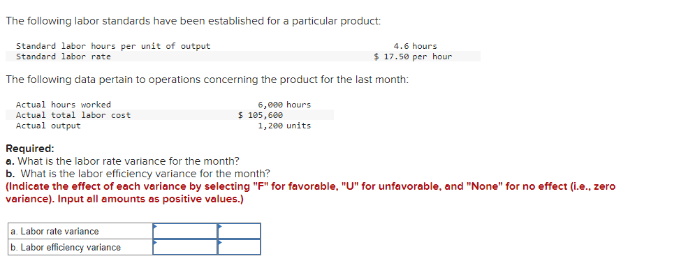 solved-standard-labor-hours-per-unit-of-output-4-6-hours-chegg