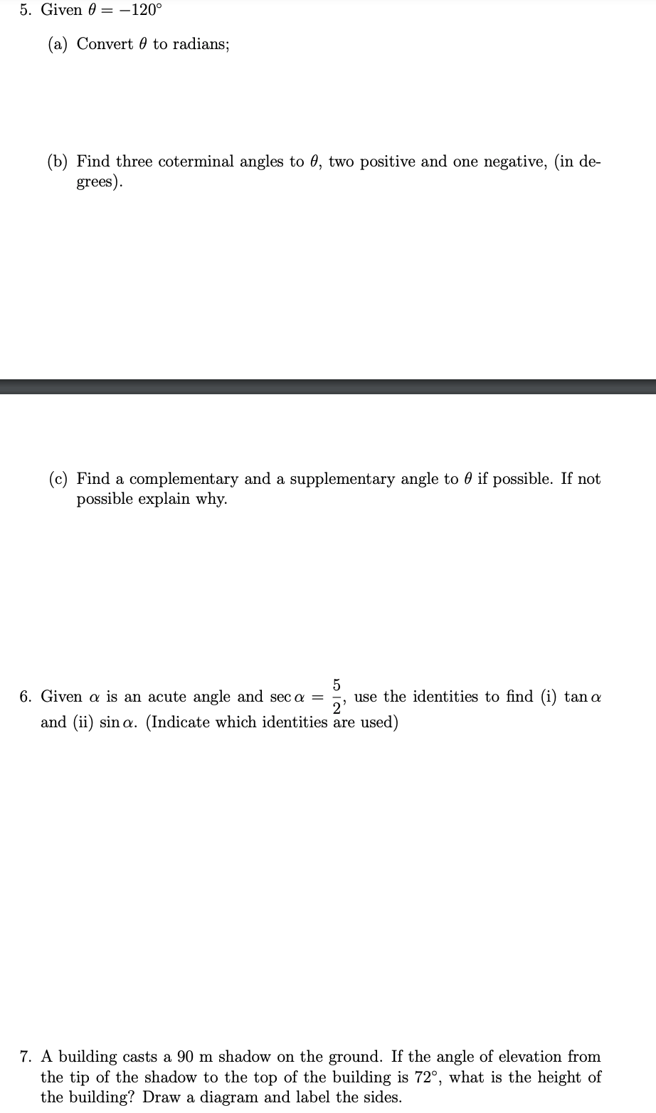 Solved 1. Given f(x) 2x – 1 5 algebraically (a) show that f | Chegg.com