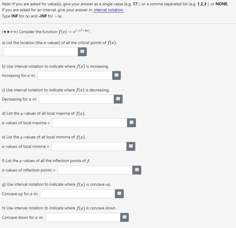 Solved Note: If you are asked for value(s), give your answer | Chegg.com